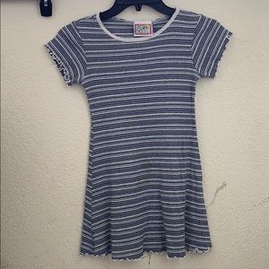 Girls strip dress size 8 swat kids